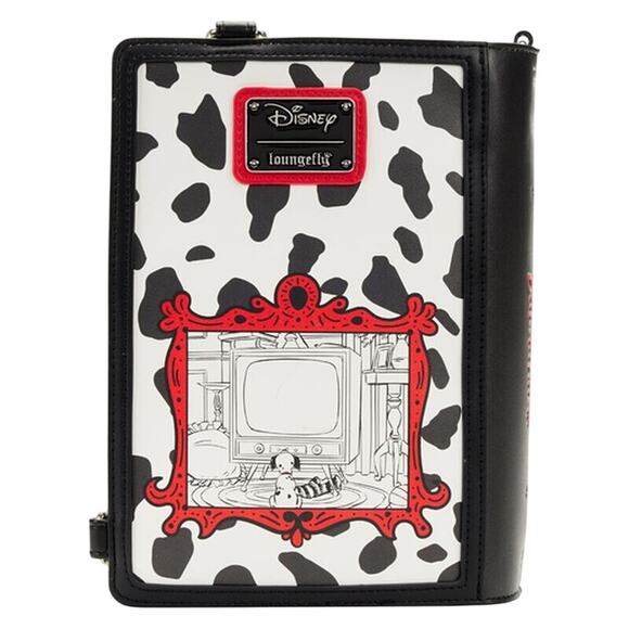 Loungefly Disney Classic Books 101 Dalmatians Convertible Crossbody Bag - Picture 11 of 12